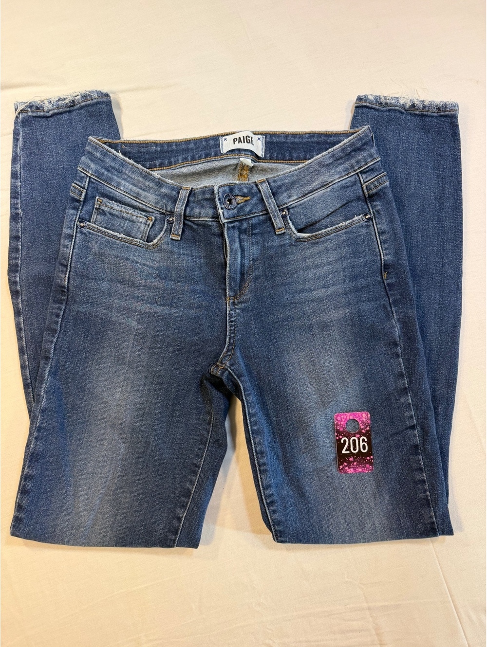 Paige Verdugo Ankle Denim Jeans Size 24